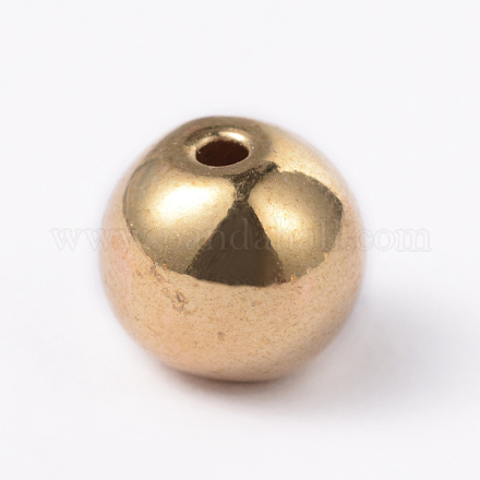 Alloy Round Beads PALLOY-ZN818-8mm-G-RS-1