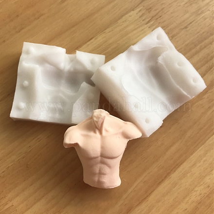 DIY Silicone Craft Doll Body Mold DIY-I082-06-1