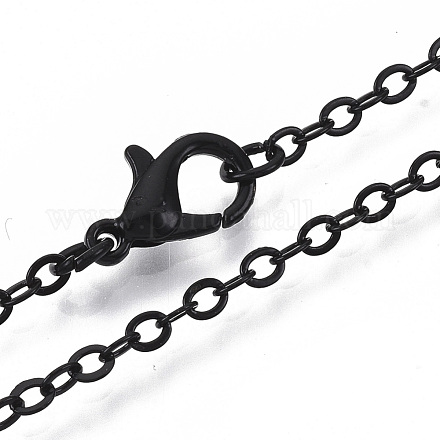Elektrophorese Messing Kabelketten Halskette Herstellung MAK-N029-01-1