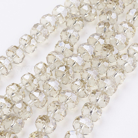 Chapelets de perles en verre électroplaqué EGLA-E051-PL8mm-B08-1
