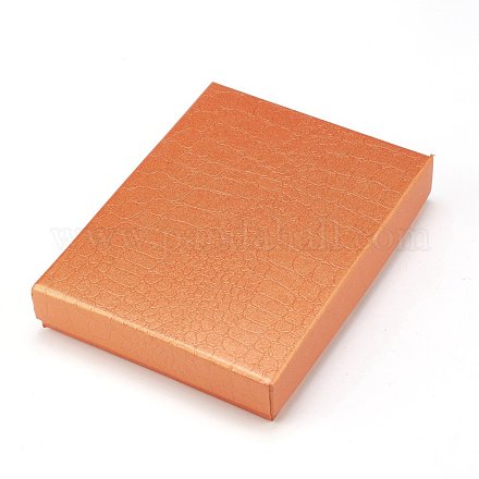 Cajas de juego de joyas de cartón con patrón de pitón CBOX-L007-008A-1