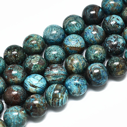 Natural Wave Jasper Beads Strands G-R485-10-10mm-1-1