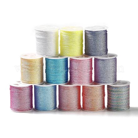 12 Rolls Polyester Sewing Thread OCOR-E026-08-1