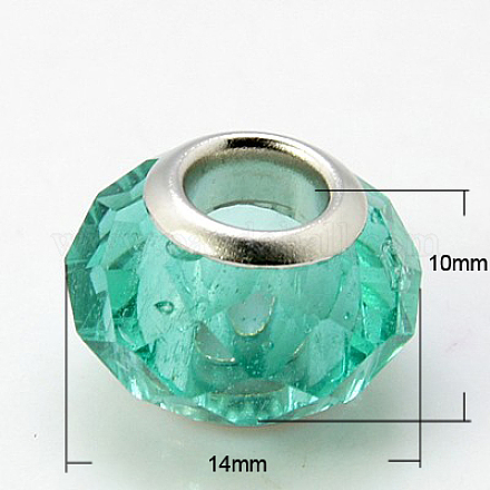 Glass European Beads GPDL-H004-7-1