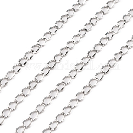 304 Stainless Steel Curb Chains CHS-R009-05-1