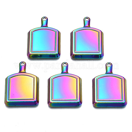 Colgantes de aleación de color arcoíris PALLOY-N156-154-NR-1
