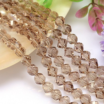 Faceted Polyhedron Imitation Austrian Crystal Bead Strands G-M183-10mm-29A-1