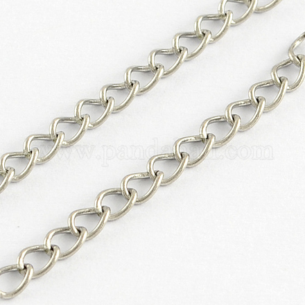 304 Stainless Steel Curb Chains X-CHS-R005-100m-01-1