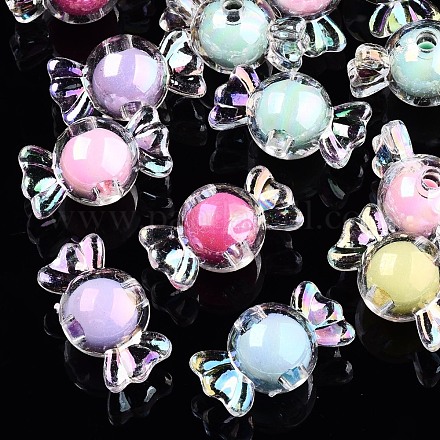 Perles en acrylique transparente TACR-N011-002A-03-1