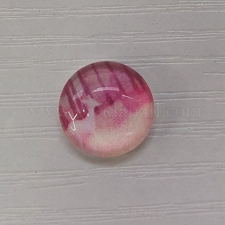 Glass Cabochons GLAA-WH0025-30N-1