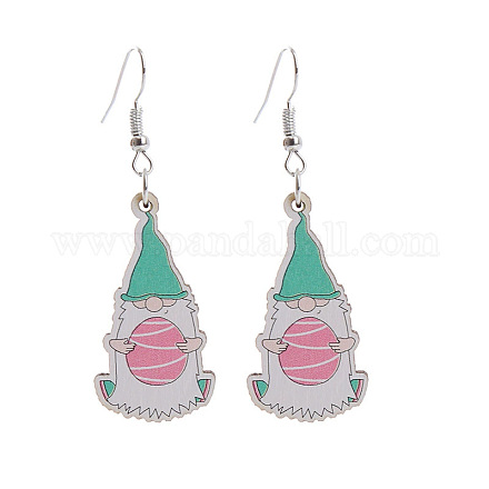 Pendientes colgantes de acrílico de Pascua FS-WG15F89-09-1