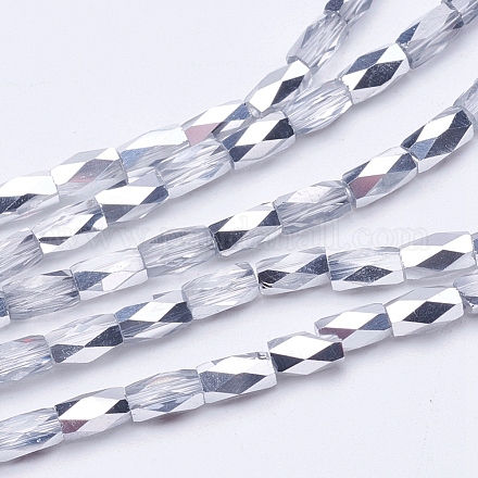 Placcare trasparente perle di vetro fili EGLA-E046-H04-1