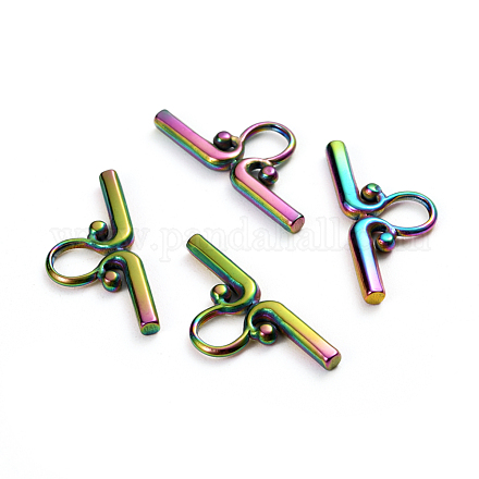Ion Plating(IP) 304 Stainless Steel Toggle Clasps Parts STAS-D142-03B-M-1