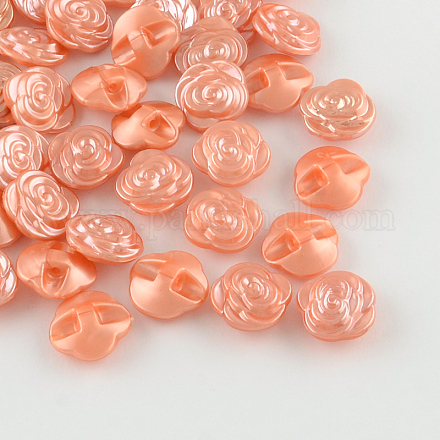 Imitation Pearl Style Acrylic Beads MACR-R552-04-1