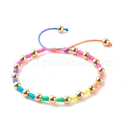 Bracelet en perles d'hématite synthétique BJEW-JB07796-1