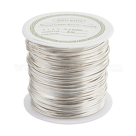 Round Copper Wire Copper Beading Wire for Jewelry Making CWIR-F001-S-0.8mm-1