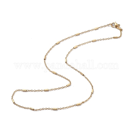 Ионное покрытие (ip) 304 ожерелье-цепочка из нержавеющей стали для мужчин и женщин STAS-B039-13G-1
