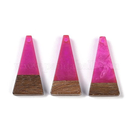Подвески из смолы и дерева WOOD-F015-03A-1