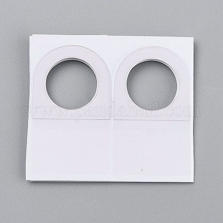 Transparente selbstklebende PVC-Aufhängelaschen CDIS-Z001-04A-1