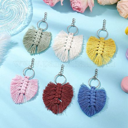 Portachiavi con fili di cotone&nbsp;KEYC-JKC01110-1