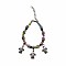 Ethnic Style Alloy Elephant Charm Bracelets, female retro bohemian color bell Tibetan hand string Xizang accessories
