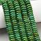 Dyed Synthetic Magnesite Beads Strands, Disc, Heishi Beads, Sea Green, 10x3mm, Hole: 1.2mm, about 117pcs/strand, 14.96''(38cm)