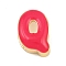 Brass Enamel Beads, Cadmium Free & Lead Free, Rack Plating, Long-Lasting Plated, Real 18K Gold Plated, Letter Q, 15.5x11.5x7mm, Hole: 3x11mm