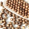 Natural Wooden Beads, Round, BurlyWood, 8mm, Hole: 1.5mm