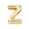 Rack Plating Brass Beads, for Personalized Name Necklace Making, Cadmium Free & Lead Free, Long-Lasting Plated, Real 18K Gold Plated, Letter Z, 14.5x10.7x4.5mm, Hole: 1.5x10.5mm