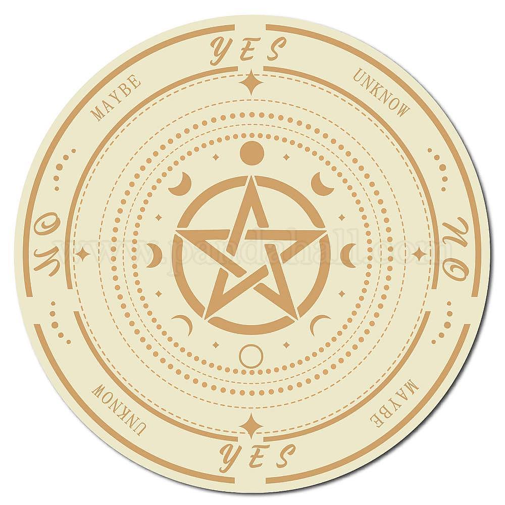 Shop Creatcabin Pentagram Pendulum Board Wooden Witch Altar Board 