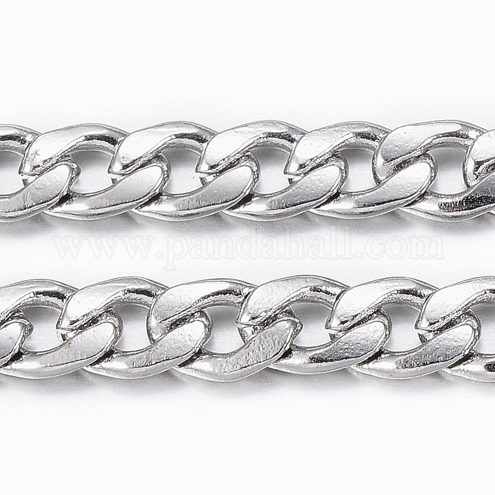 Wholesale Tarnish Resistant 304 Stainless Steel Cuban Link Chains
