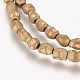 Electroplated Non-magnetic Synthetic Hematite Beads Strands G-K259-08I-1
