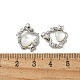Подвески из латуни с микропаве из циркония KK-R210-09P-3