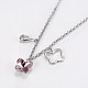 925 Sterling Silver Pendant Necklaces NJEW-BB32893-1-5