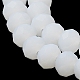 Brins de perles de verre de couleur unie imitation jade EGLA-A034-J6mm-MD05-5