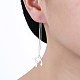 Boucles d'oreilles à filetage en laiton à la mode EJEW-BB21136-3