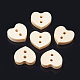 2-Hole Wooden Buttons WOOD-S040-43-1