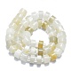 Natürlichen weißen Mondstein Perlen Stränge G-K245-C07-04-2