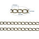 Latón retorcido cadenas X-CHC-Q001-01AB-2
