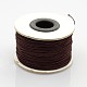 Elastic Round Jewelry Beading Cords Nylon Threads NWIR-L003-C-03-2