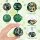 Décorations de pendentif de boule de mousse de thème de saint patrick AJEW-WH0317-93A-3