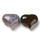 Coeur d'agate indienne naturelle pierre d'amour G-F659-A23-4