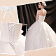 Атласное свадебное платье с завязками на спине SRIB-WH0011-039A-6
