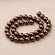 Polished Round Grade A Shell Pearl Bead Strands BSHE-M027-12mm-04-2