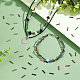 PandaHall 1260pcs 7 Colors Glass Bugle Beads SEED-PH0001-56-2