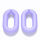 Opaque Spray Painted Acrylic Linking Rings OACR-S036-006A-I06-1