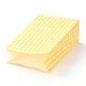 Rectángulo con bolsas de papel con estampado de tartán CARB-Z001-01D-4