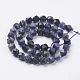Natural Sodalite Beads Strands G-J376-65A-8mm-2
