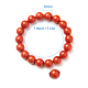 Bracelets extensibles en perles rondes en corail naturel sunnyclue BJEW-PH0001-10mm-12-3