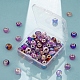 80 pz 20 perline europee di rondelle di stile per il kit di ricerca di gioielli fai da te DIY-LS0004-10D-7